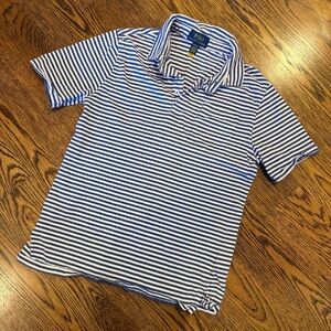 Polo by Ralph Lauren Boys Blue Striped Shirt (M(10-12))